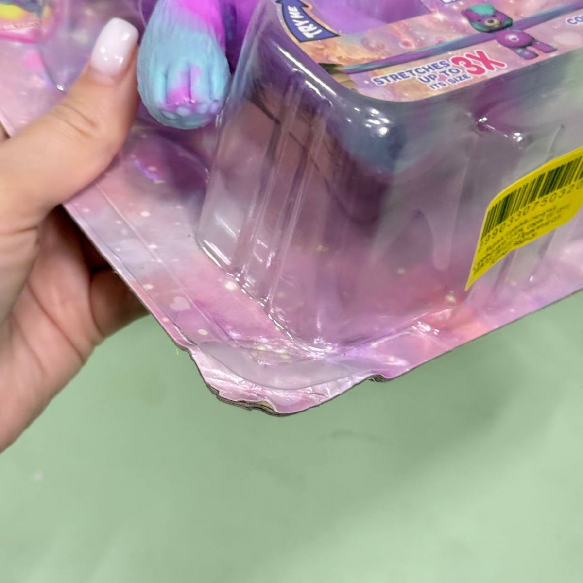 Уценка.  Игрушка-тянучка "Стрейчапалз" 14см, серия TIE DYE BEARS (ВИД1) - Замят угол  фото 3