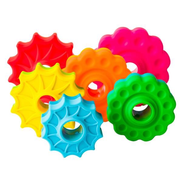 Гвинтова пірамідка Fat Brain Toys SpinAgain тактильна  фото 3
