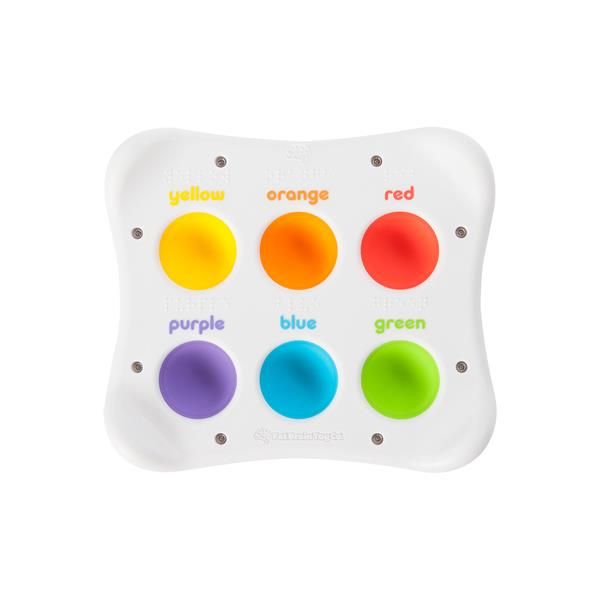 Сенсорна іграшка Fat Brain Toys Dimpl Duo Колір Форма Брайль, симпл димпл / simple dimple  фото 3