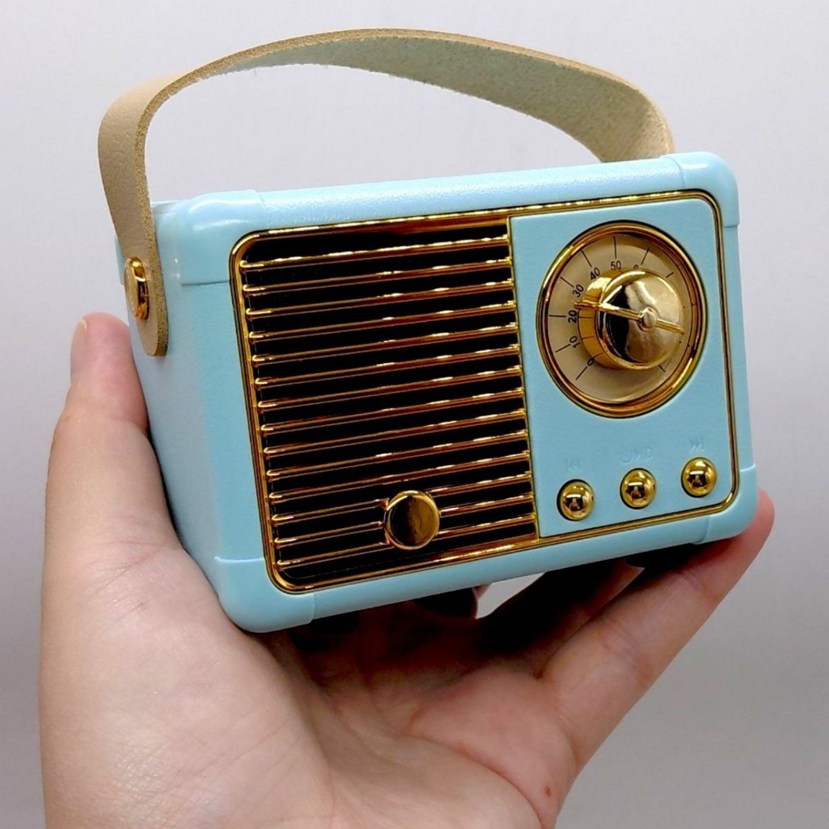 Колонка, длина 10 см, поддержка TF-карты, разъем AUX, type-С, USB, встроенный аккумулятор, регуляция громкости, в коробке (Розовый)  фото 3