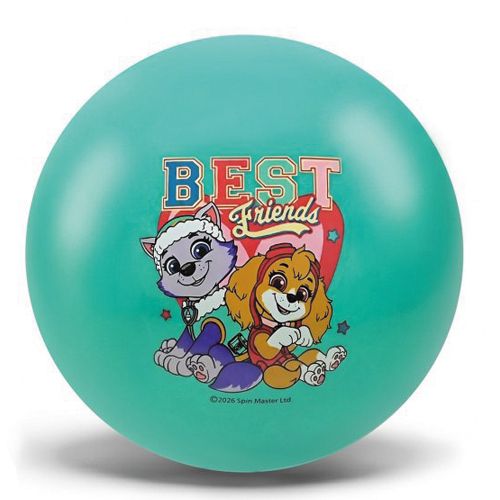 Мяч резиновый, 15 см, Paw Patrol / Щенячий патруль, 50 гр (Бирюзовый)  фото 3