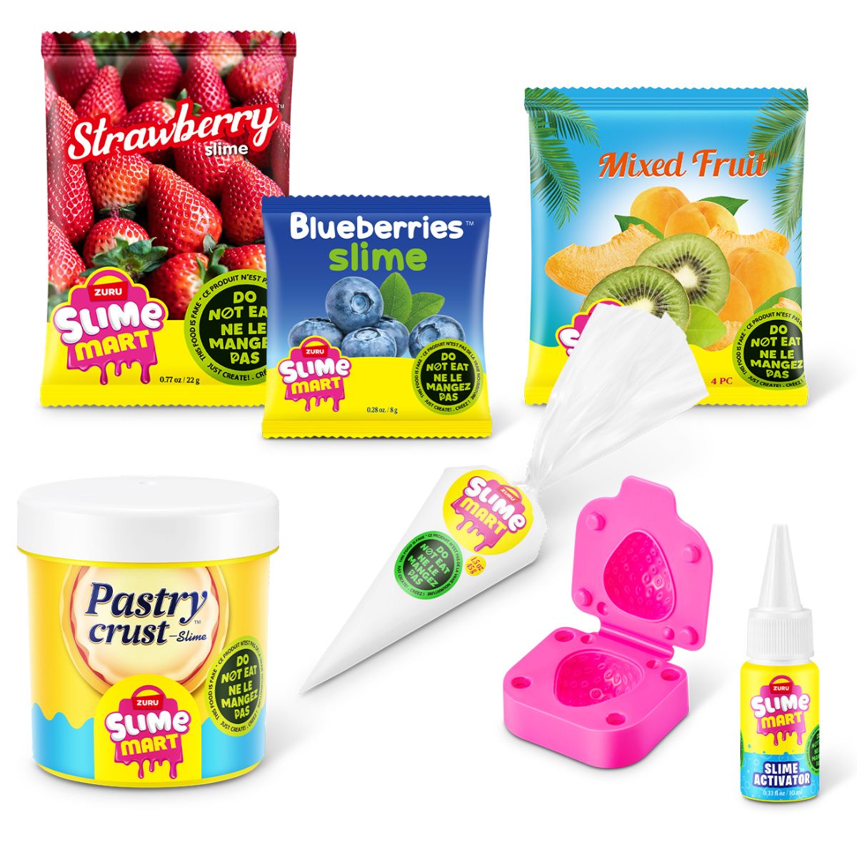 Игровой набор со слаймами SLIME MART серии "Shopping Bag" – ФРУКТОВЫЙ ТАРТ  фото 3