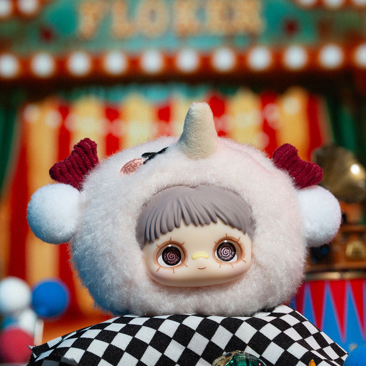 Коллекционная мягкая игрушка с кольцом POP TOP Hi TOY серии MayMei - Безумный цирк  фото 3