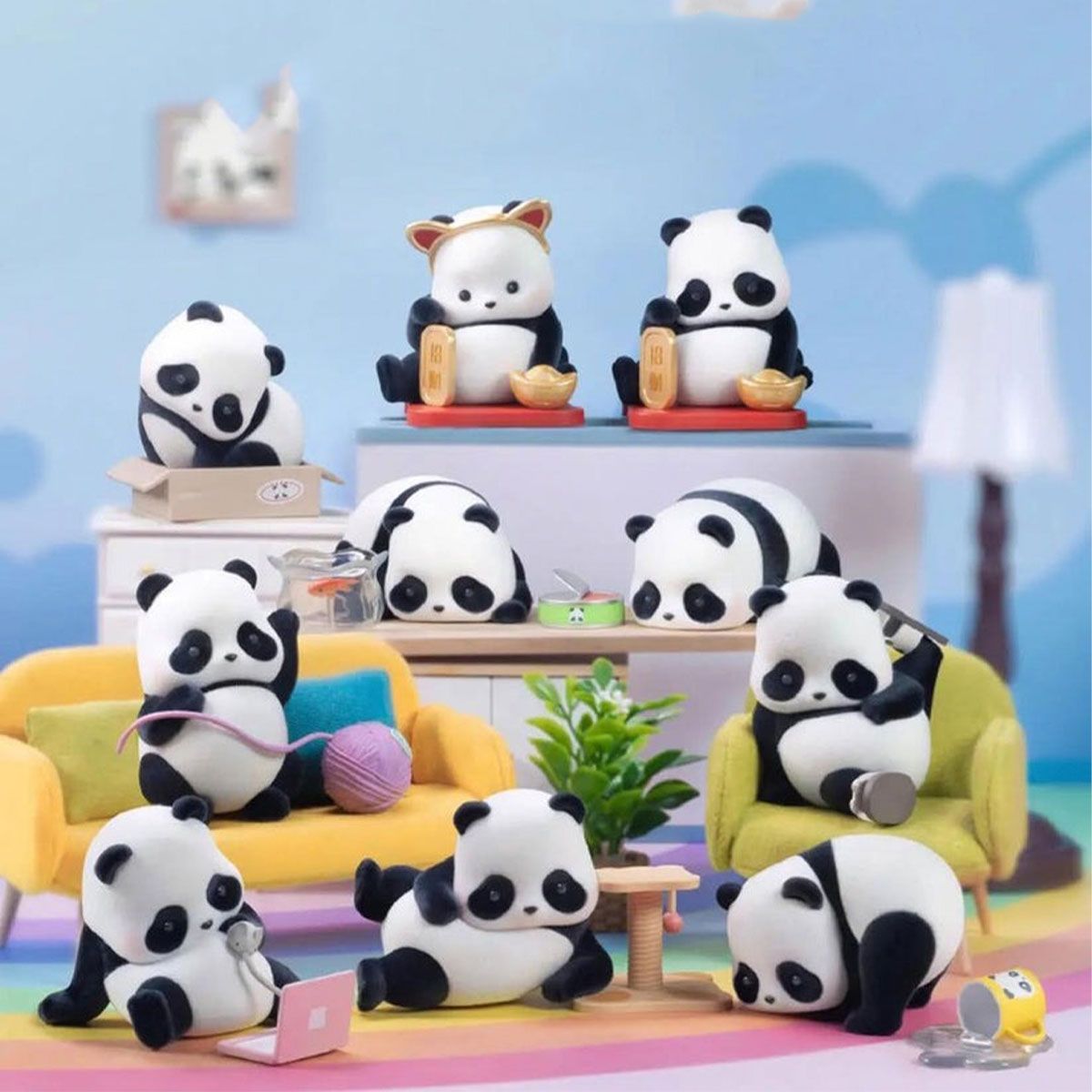 Коллекционная фигурка POP TOP 52Toys серии Panda Roll - Мяу панды  фото 3
