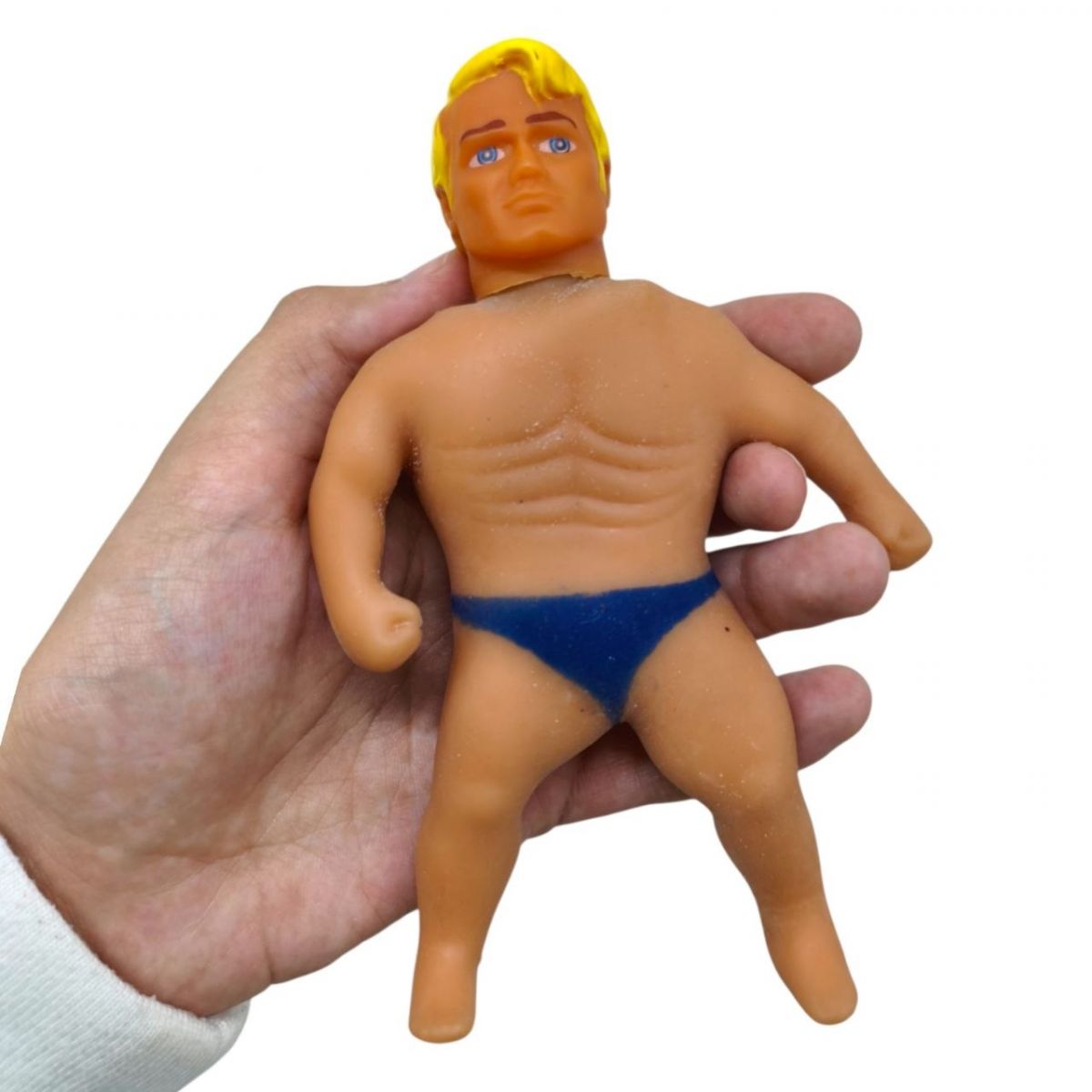 Игрушка-тянучка "Stretch Armstrong: Герои Marvel / Марвел" ЧЕЛОВЕК (КОРИЧНЕВЫЙ)  фото 3