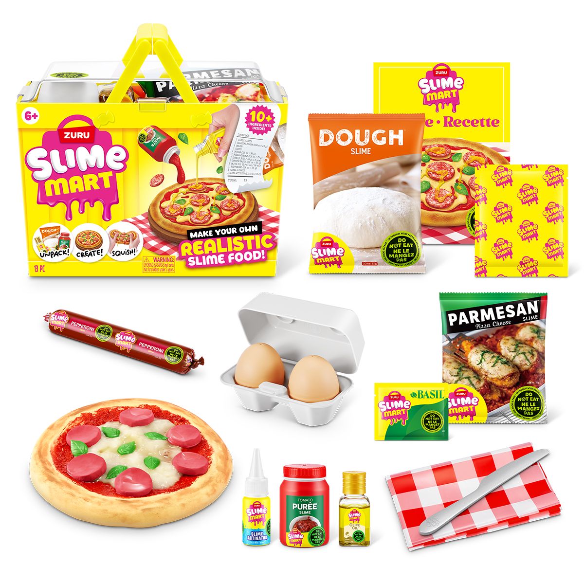 Ігровий набір зі слаймами Slime Mart серії Shopping Basket – Піца  фото 3
