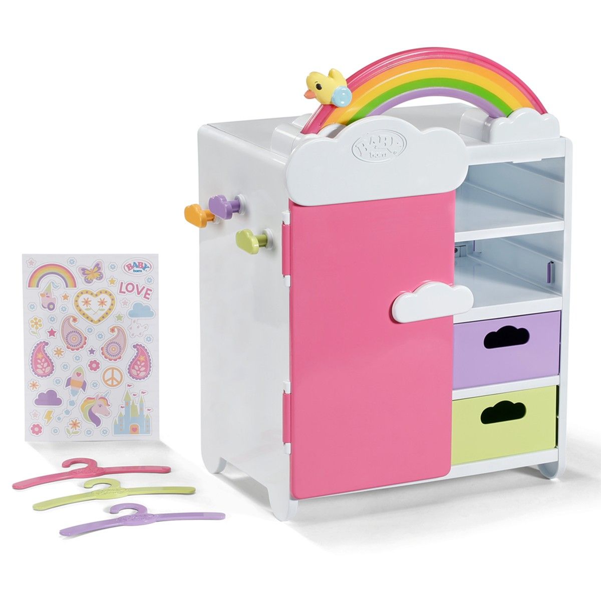 Игровой набор Baby Born – Гардероб с радугой и уточкой (свет, звук)  фото 3