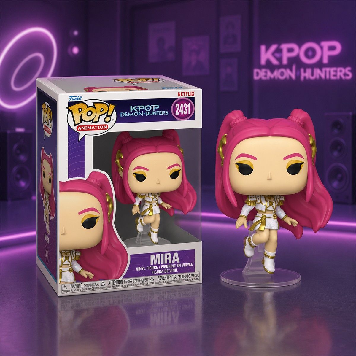 Ігрова фігурка Funko POP! серії Кейпоп-мисливиці на демонів S2 - Міра  фото 3
