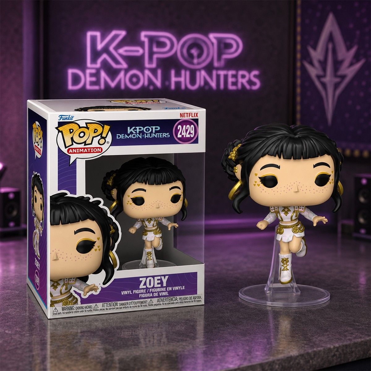 Игровая фигурка Funko POP! серии Кейпоп-охотницы на демонов S2 - Зои  фото 3