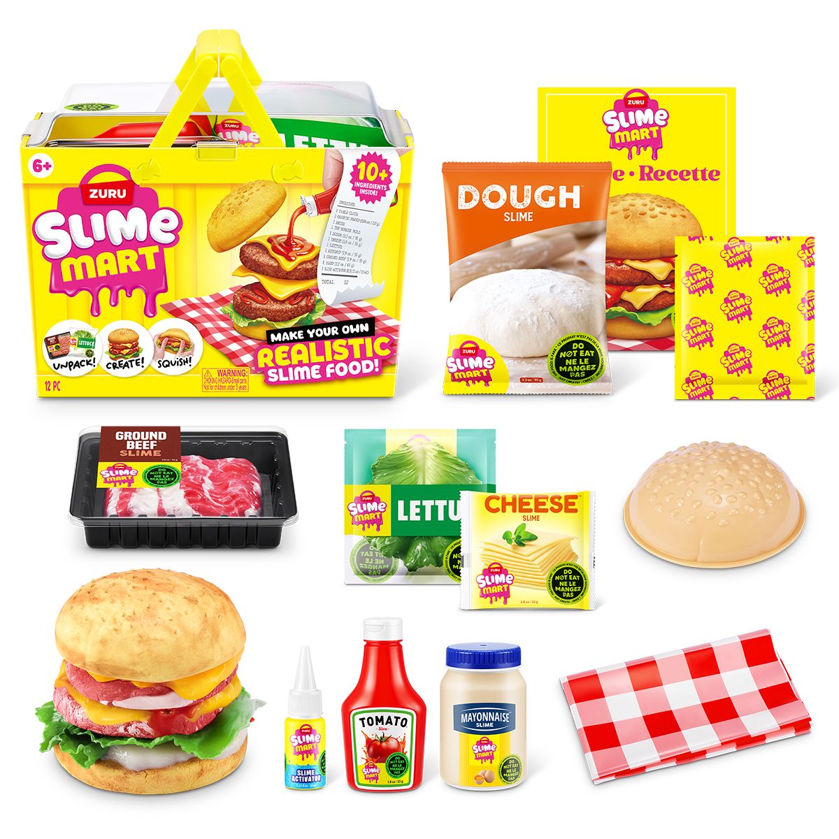 Ігровий набір зі слаймами Slime Mart серії Shopping Basket – Бургер  фото 3