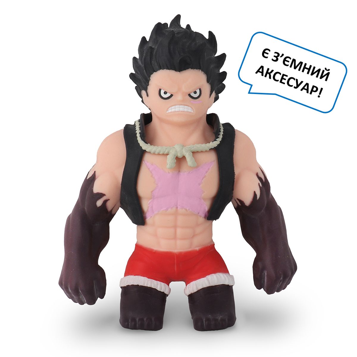 Стретч-іграшка Elastikorps серії One piece – Луффі 4 Гір.  Людина-змія  фото 3