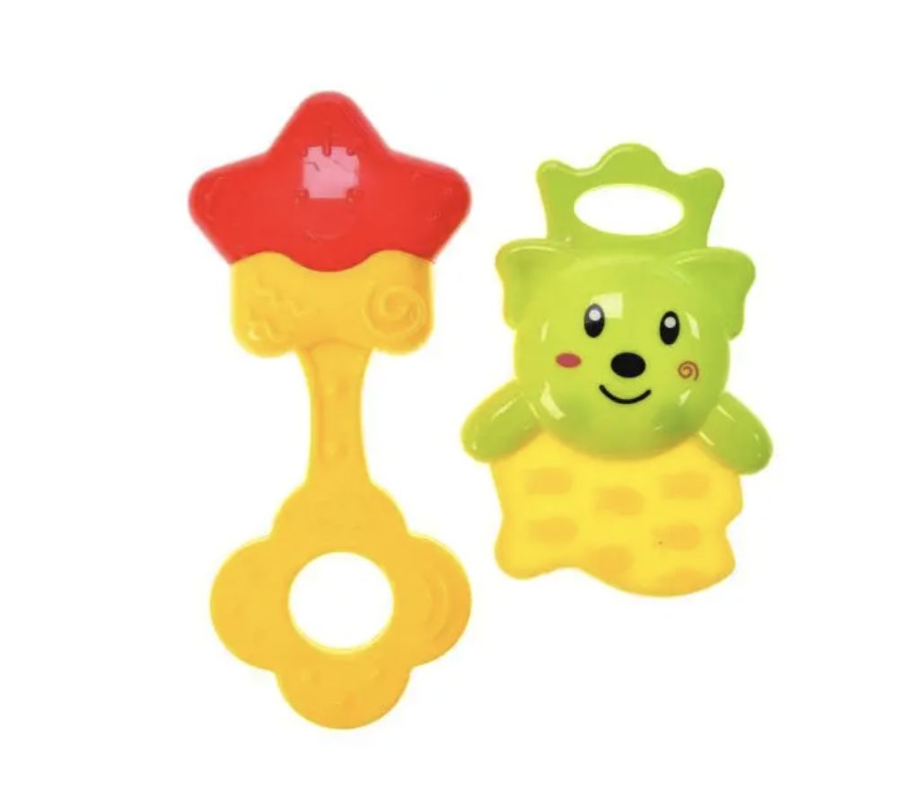 Набор погремушки в колбе 26,5x10x10 см YG Toys (розовый)  фото 3