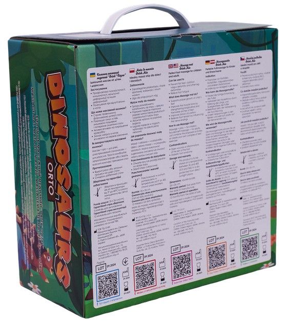 Масажний килимок Ортек Динозаври Пазли 9 елементів  фото 3