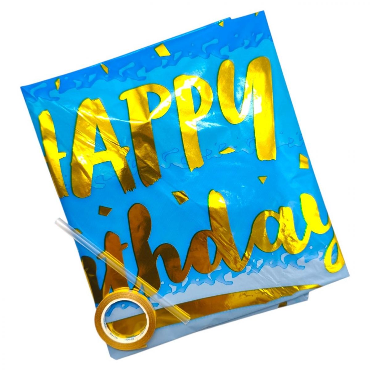 Кулі повітряні набір-святковий "Happy birthday" 7шт.  = 2шт * 45см + 5шт * 30см (36112)  фото 3
