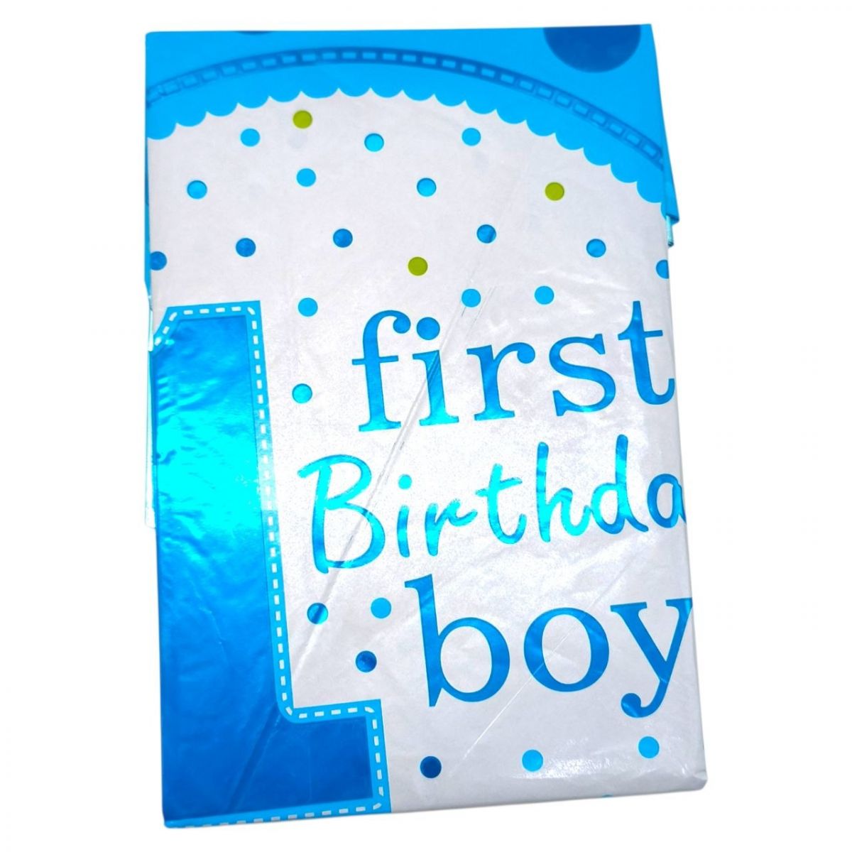 Кулі фольговані набір "First birthday-Boy" 5шт. =1шт*80см+4шт*45см (36129)  фото 3