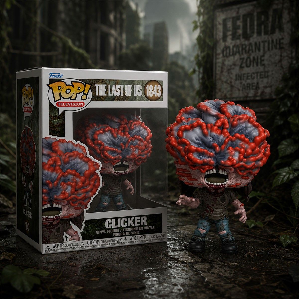 Игровая фигурка Funko POP! серии Одни из нас - Кликер  фото 3