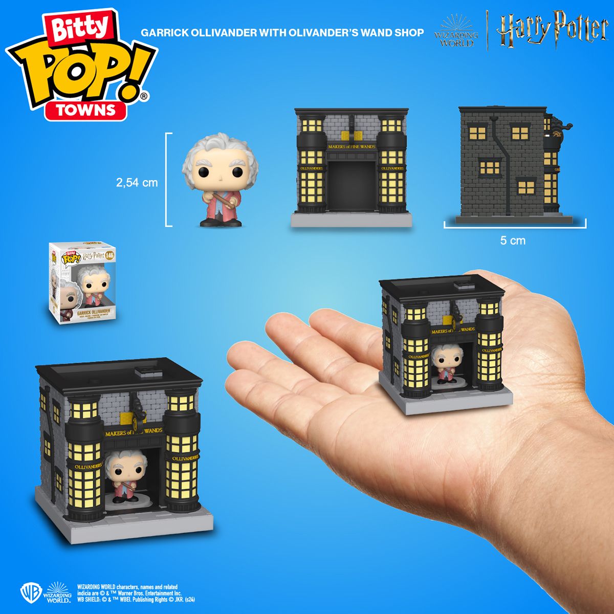 Набір фігурок Bitty Pop! Town серії Гаррі Поттер - Олівандер і крамниця чарівних паличок  фото 3