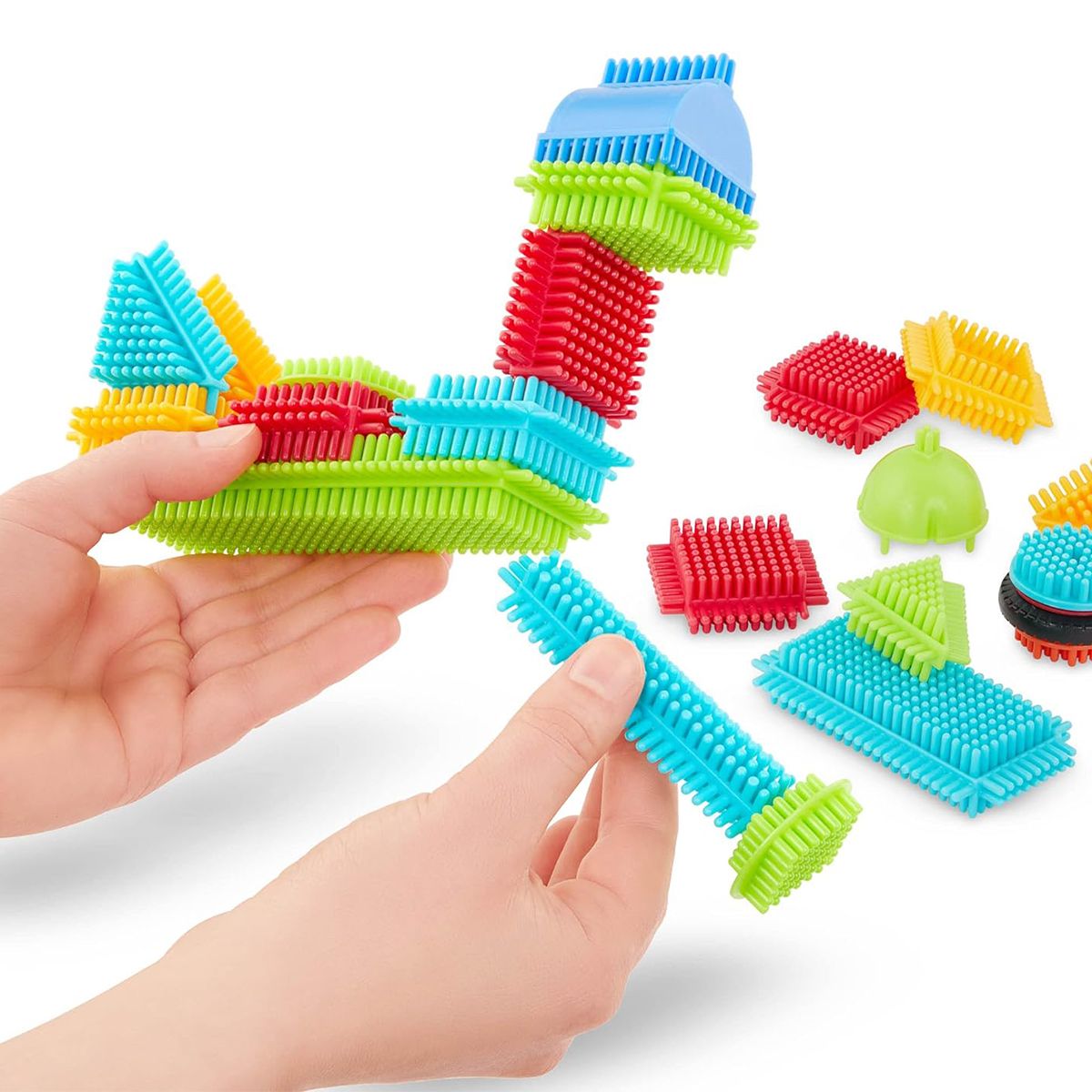 Конструктор серии Bristle Blocks - Строитель, 56 деталей  фото 3