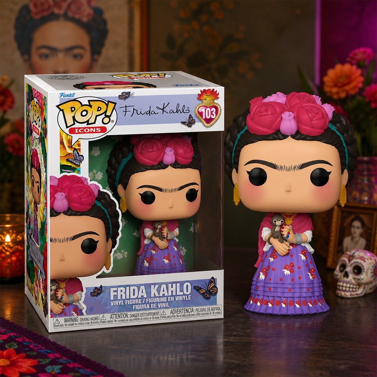 Игровая фигурка Funko POP! серии Icons - Фрида Кало  фото 3