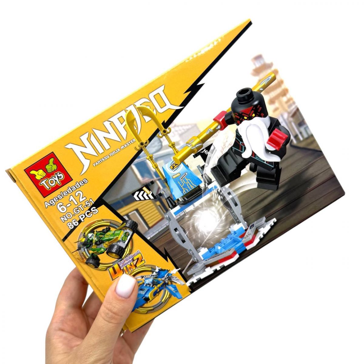 Конструктор "NINJA" БЛАКИТНИЙ  фото 3