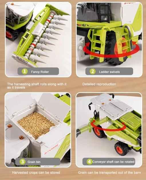 Комбайн на радіокеруванні 6608 акумулятор, в коробці р. 33x14x25см YG Toys  фото 3