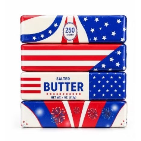 Сквіш-антистрес Масло (butter squishy) Америка 14 см (мікс кольорів)  фото 3