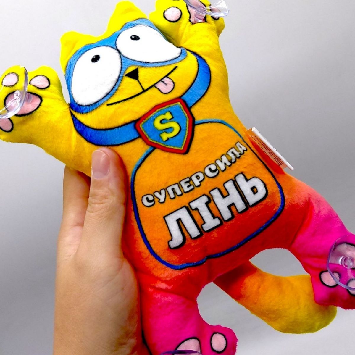Іграшка м’яконабивна «Кіт Суперкіт на липучках» 21 см  фото 3