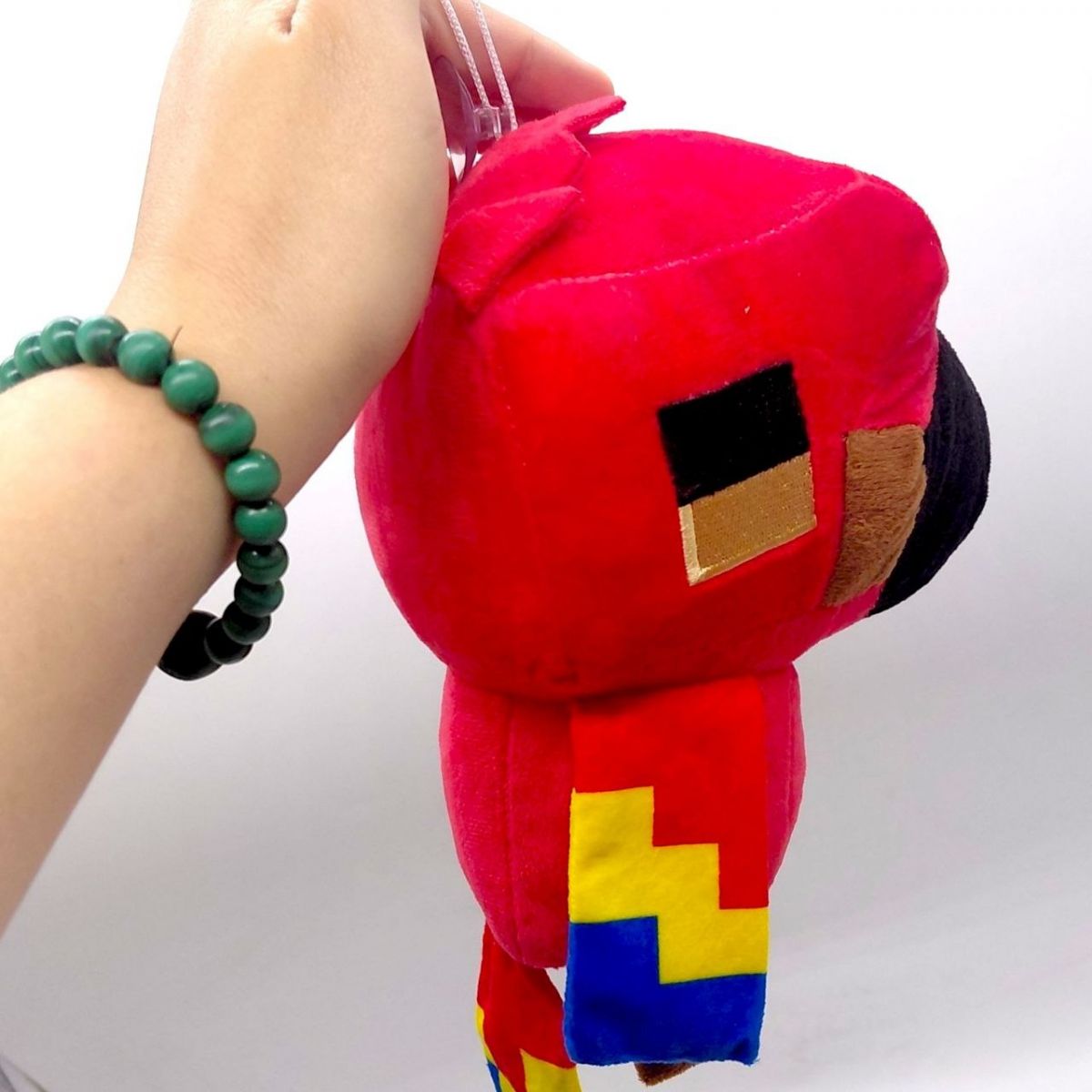 Мягкая игрушка герой "Майнкрафт / MINECRAFT", размер: 19х11х19 см, красная присоска  фото 3