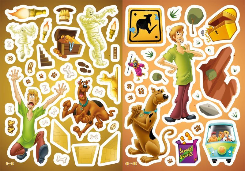 Стікербук з наліпками - Scooby-Doo: Пригоди Скубі ©Warner Bros.  фото 3