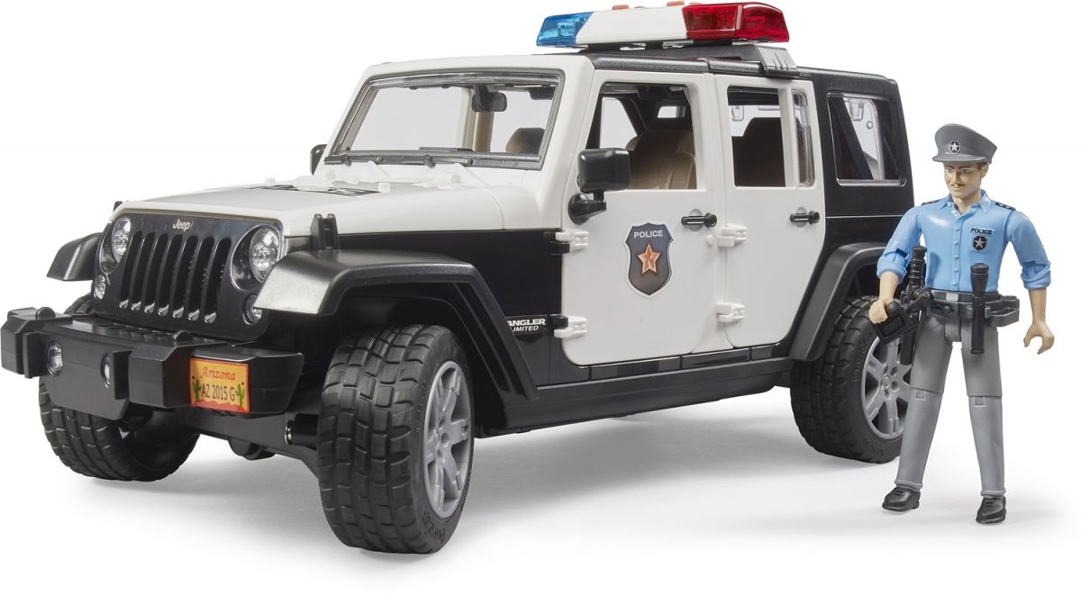 Набір іграшковий.  Поліцейське авто JEEP Wrangler Unlimited Rubicon та фігурка поліцейського  фото 3