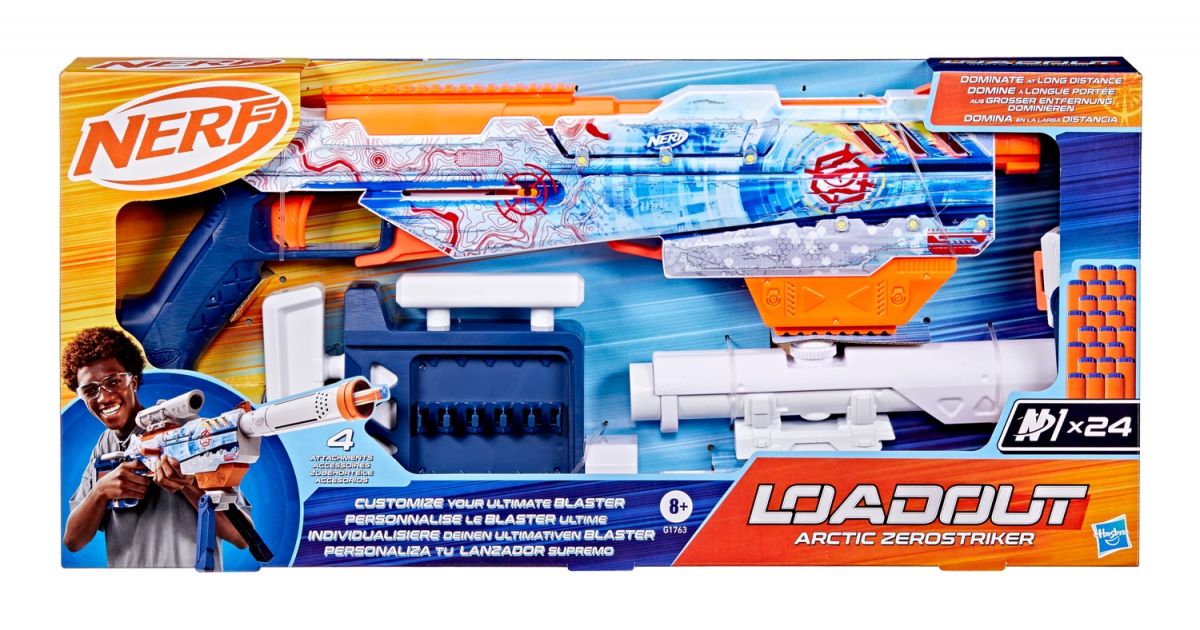 Бластер игрушечный Nerf Loadout Arctic Zerostriker  фото 3