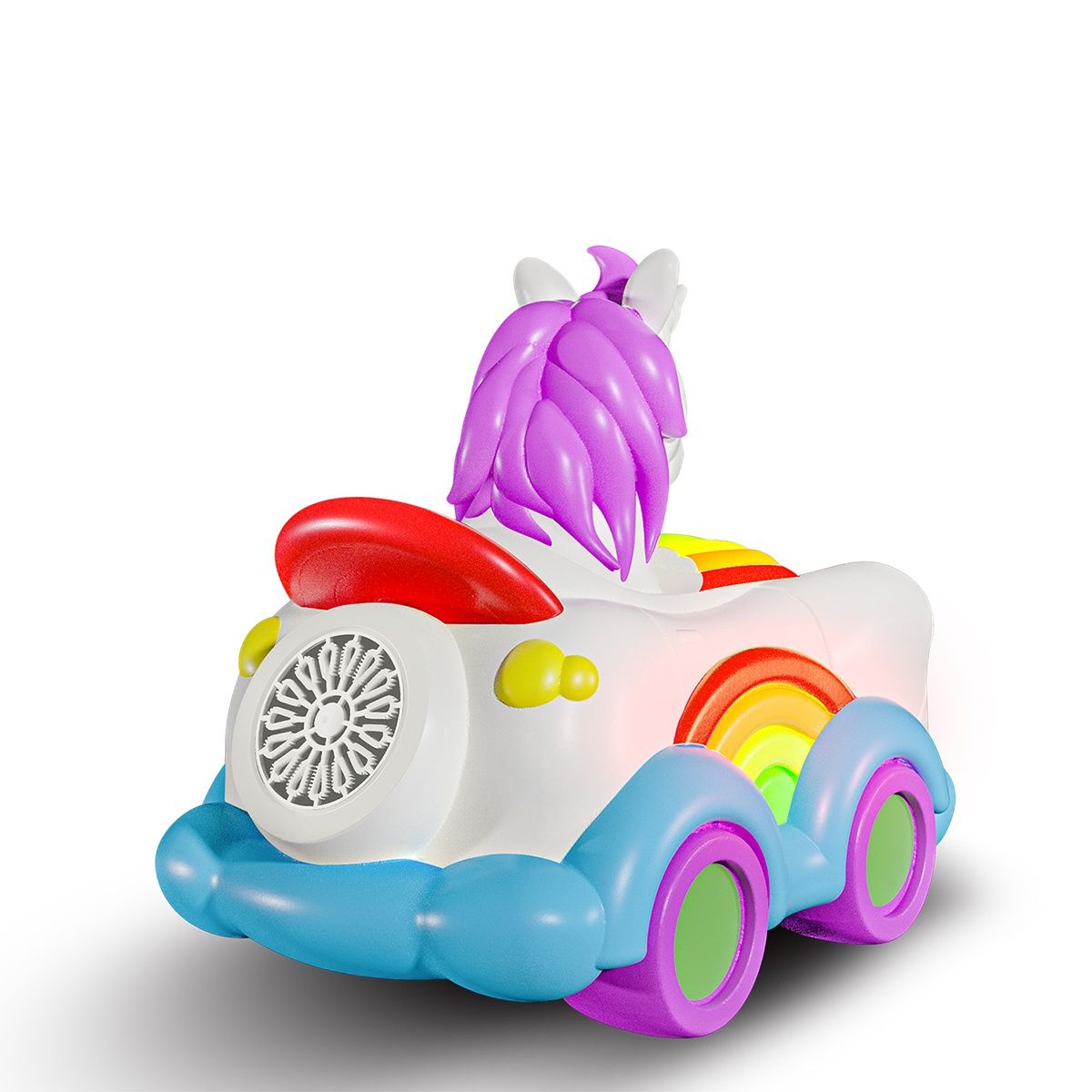Машинка іграшкова на р/к Unicorn Bubble Car – чарівна машинка з мильними бульбашками  фото 3