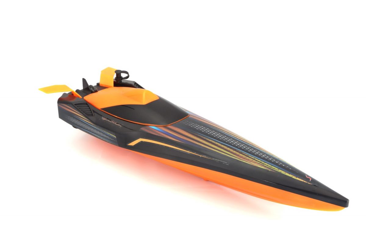 Катер на р/у Hydro Blaster Speed Boat - помаранчево-чорний  фото 3