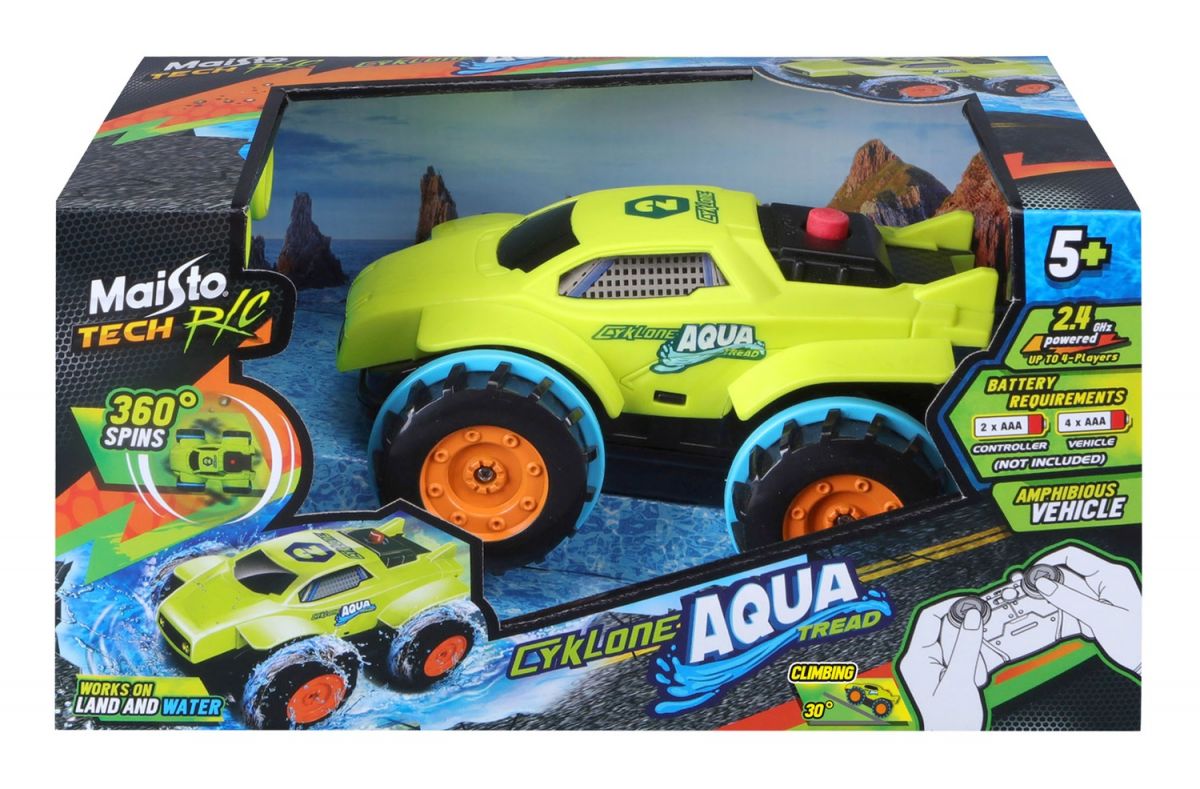 Автомодель на р/к Cyklone Aqua Зелена  фото 3