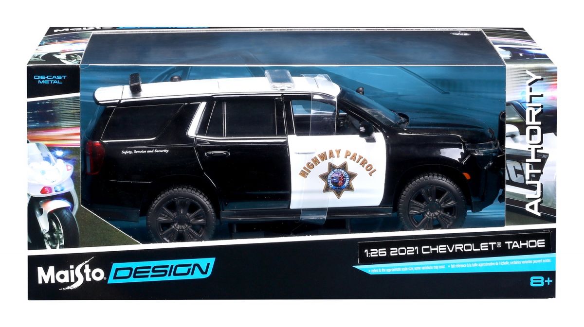 Машинка іграшкова 2021 Chevrolet® Tahoe, масштаб 1:26 чорний  фото 3