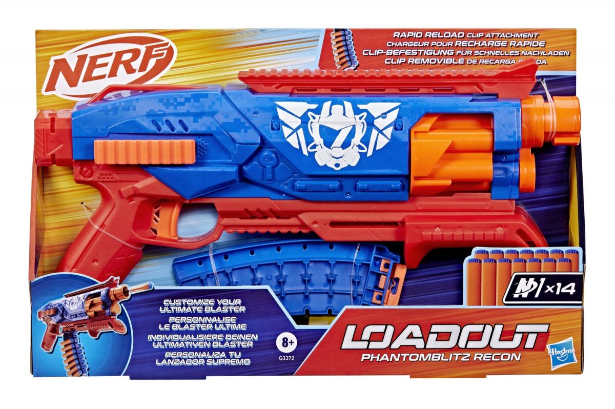 NERF Бластер іграшковий Nerf Loadout Phantomblitz Recon  фото 3
