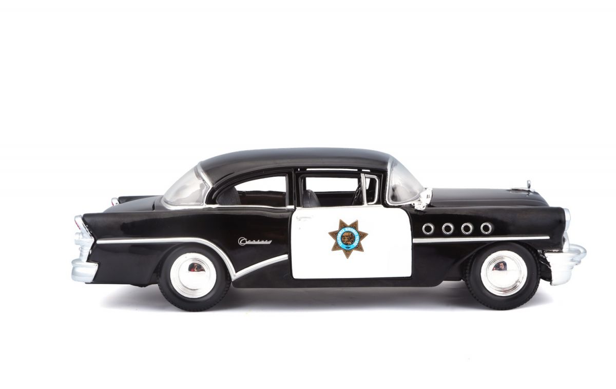 Автомодель в масштабе 1:26 - 1955 Buick Century черный  фото 3