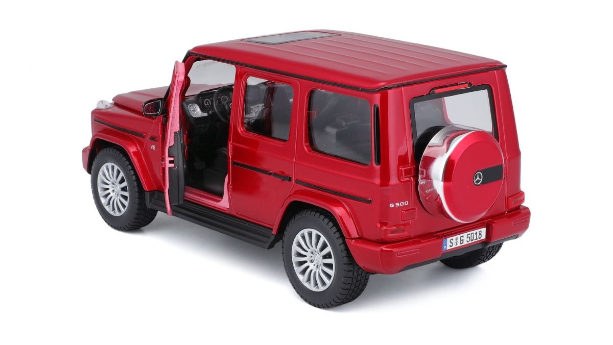 Автомодель в масштабі 1:24 - 2019 Mercedez Benz G-Class AMG SUV червоний  фото 3