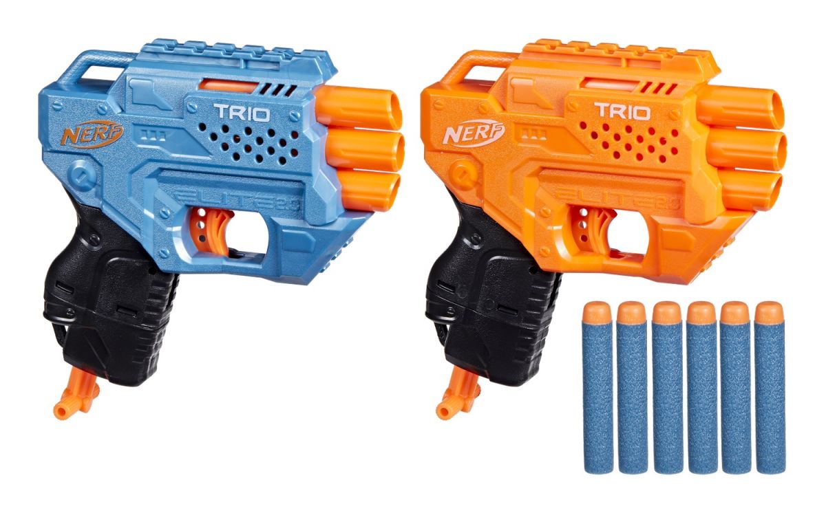 NERF Набор из 2-х бластеров Элит Трио  фото 3