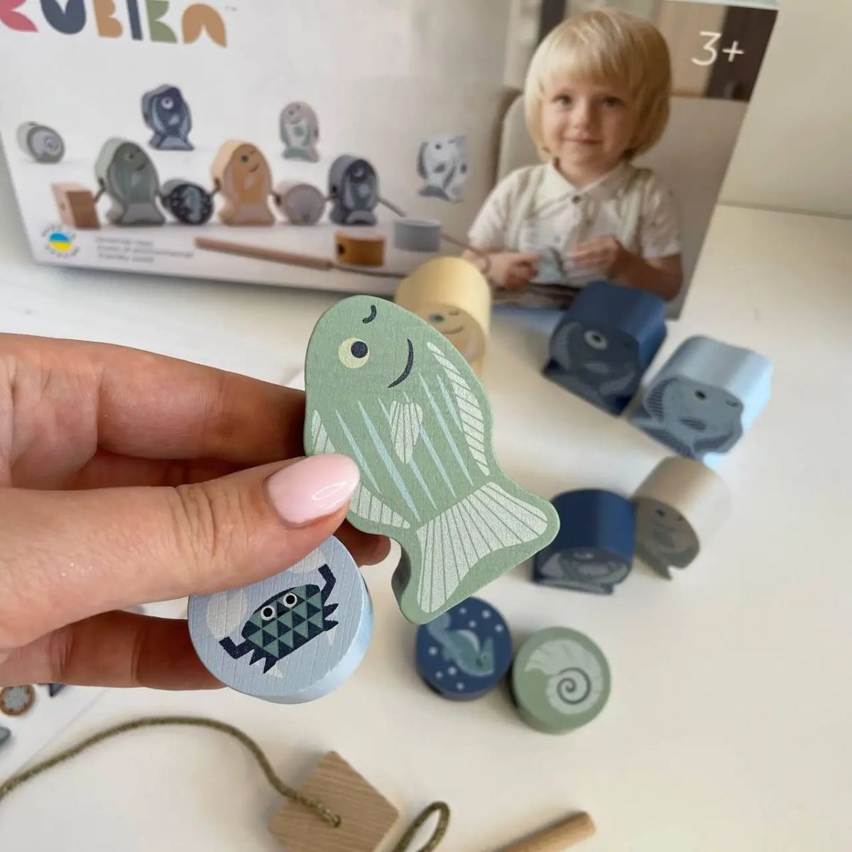 Рибки-силянки 2/Fishes lacing toy 2  фото 3