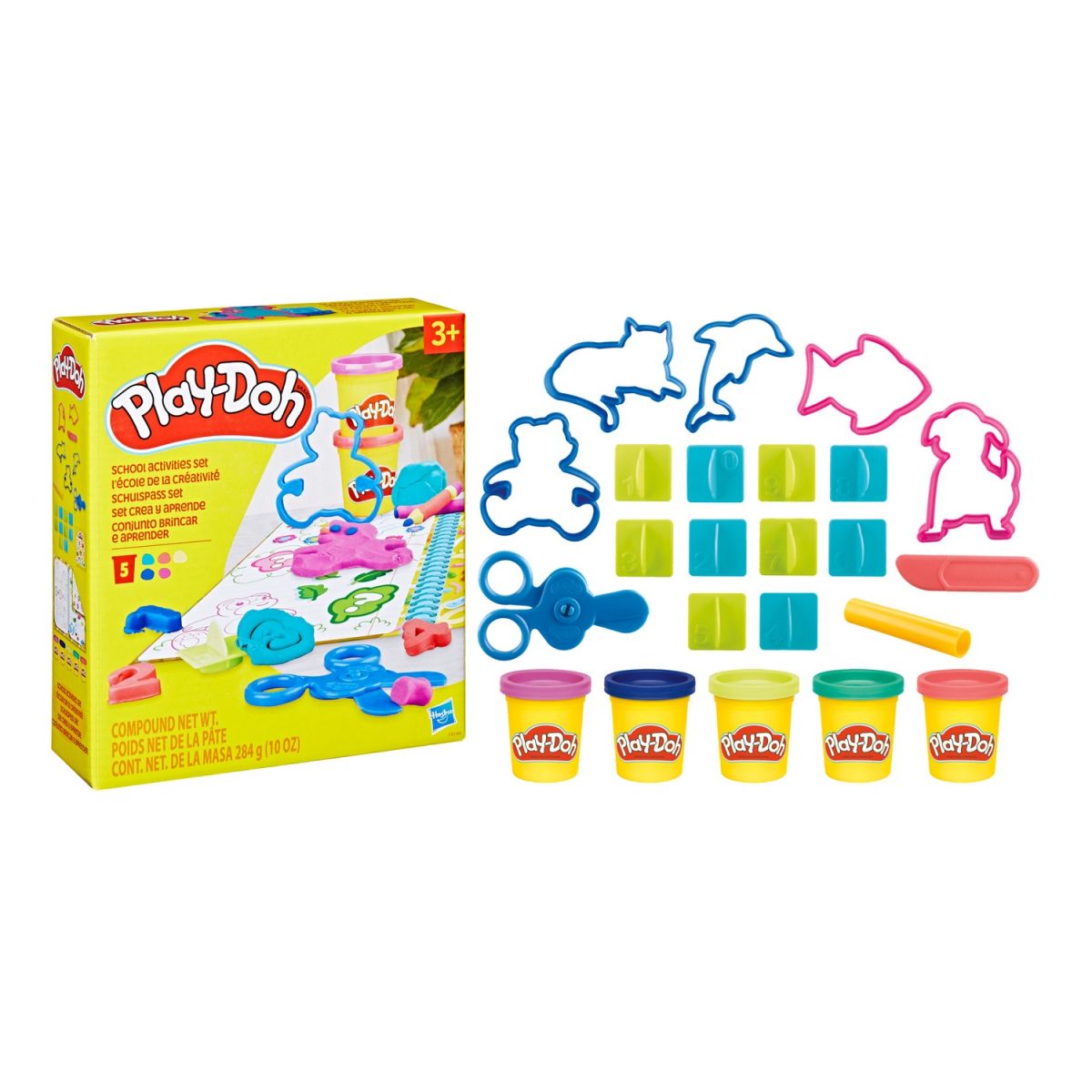 Play-Doh Набор для творчества с массой для лепки Школьные занятия  фото 3