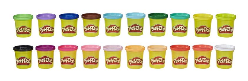 Play-Doh Набор пластилина 40 баночек  фото 3