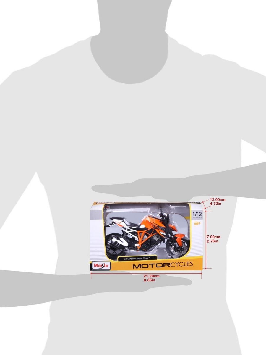 Мотоцикл іграшковий KTM Super Duke R 1290 в масштабі 1:12  фото 3