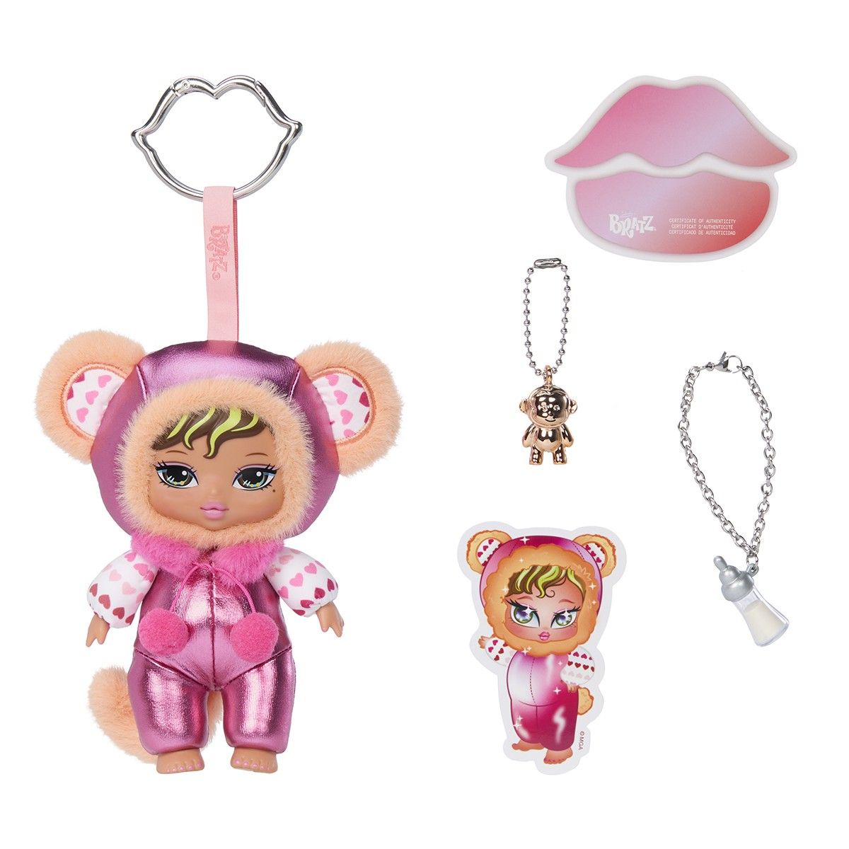 М’яка іграшка-сюрприз на підвісі Bratz серії Bratziez — Токіо стиль  фото 3