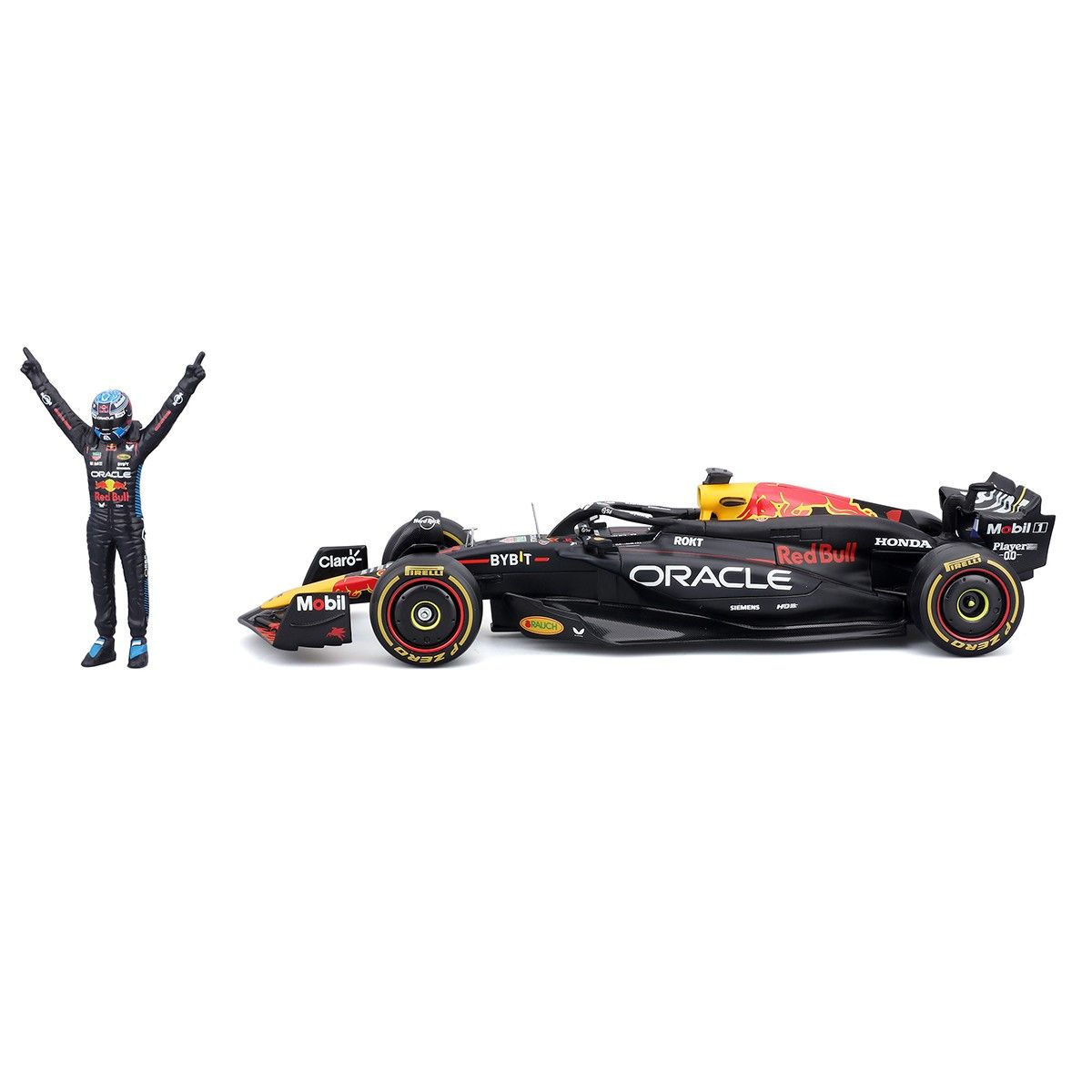 Автомодель з фігуркою – Oracle Red Bull Racing RB20 (2024) (1:24)  фото 3