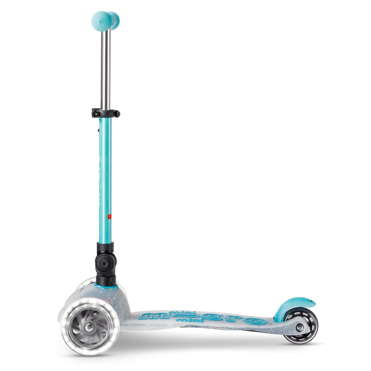 Самокат MICRO складний серії Mini Deluxe Foldable Orion Glow LED – Синій  фото 3