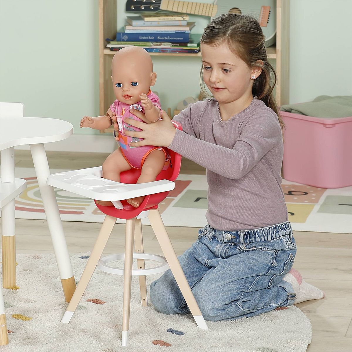 Стульчик для куклы Baby Born – Время кормления  фото 3