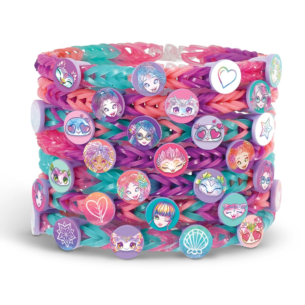 Набір для створення прикрас серії Rainbow Loom™ з намистинами – Зоряна феєрія  фото 3
