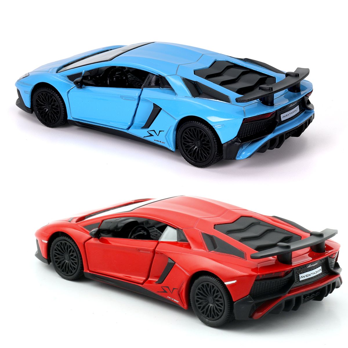 Автомодель - Lamborghini Aventador (красный, синий)  фото 3
