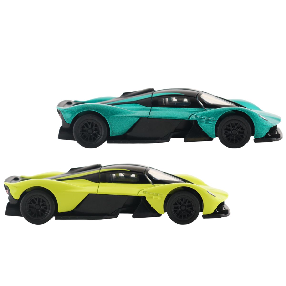 Автомодель - Aston Martin Valkyrie 2024 (зеленый, желтый)  фото 3